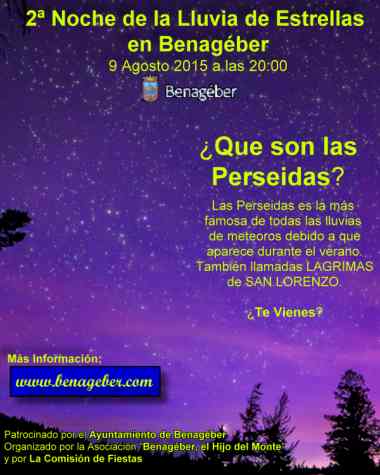 Estrellas 2015 en Benagéber