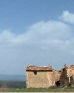 Masia de la Atalaya, camino del Pico de la Atalaya, desde El Sequer. Benagéber, Alto Turia, Valencia