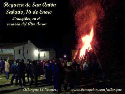 Fiestas y Hogueras de San Antón, Benagéber Enero 2015