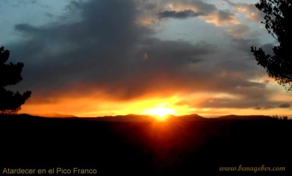 Atardecer desde el Pico Franco ... Fotografia de Pepa